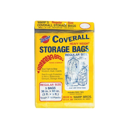 Warps Warp's Yellow Storage Bag, PK5 CB-36